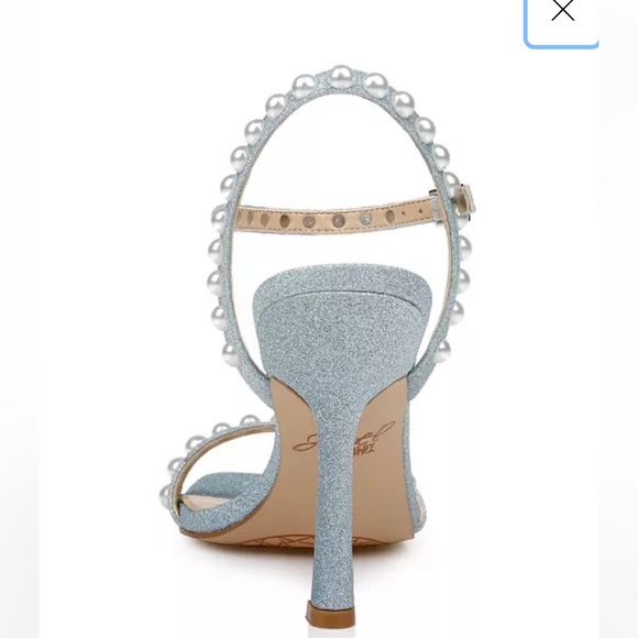 badgley mischka blue pearl heels - Picture 7 of 8